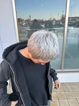 ショート カラー メンズ ✂︎GLITTER ✂︎Yuu✂︎のヘアスタイル