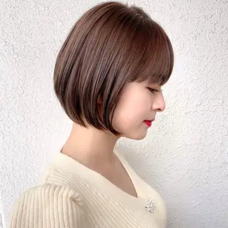 ショート 🍎大人可愛い小顔 ボブ🍏shioのヘアスタイル