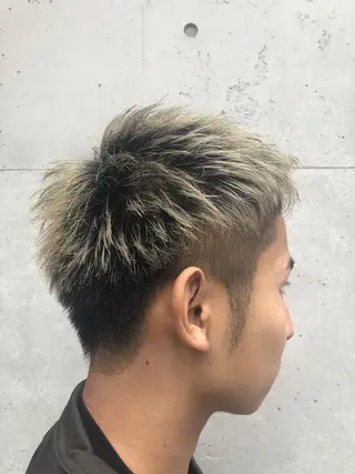 カラー メンズ 柏メンズカットパーマ NO.1タイチのヘアスタイル