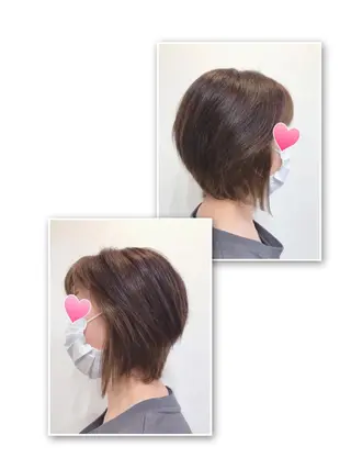 ショート カラー 小林 由里香のヘアスタイル