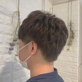 パーマ メンズ ⟡.·韓国ヘア*.゚ 室岡 咲希のヘアスタイル