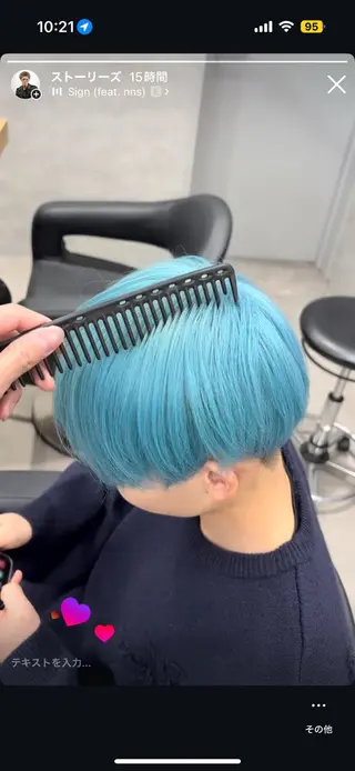 カラー メンズ 💎メンズ特化💎 tomokiのヘアスタイル