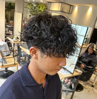 パーマ メンズ メンズ清潔感のプロ 💈メンズパーマ藤田のヘアスタイル