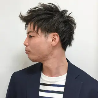 ショート メンズ すごう こうへいのヘアスタイル