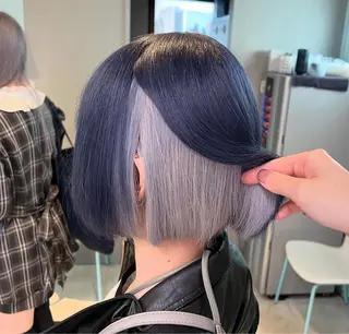 ショート カラー ブリーチカラー 🩵MIZUKIのヘアスタイル