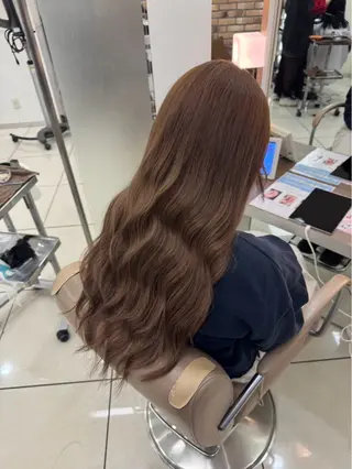 ロング カラー メンズ特化韓国ヘア シャドウパーマのヘアスタイル