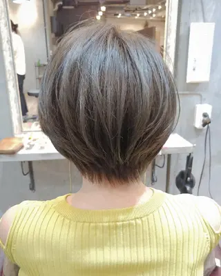 ショート カラー パーマ ヘアアレンジ 6月オープン♪豊見城 Lodattu✁清水のヘアスタイル