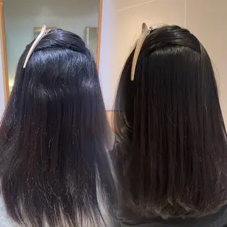 ミディアム パーマ 縮毛矯正/レイヤー 🌙児玉光瑠のヘアスタイル