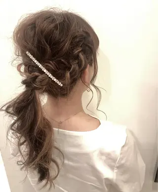 ヘアアレンジ 菊池 栄里奈のヘアスタイル