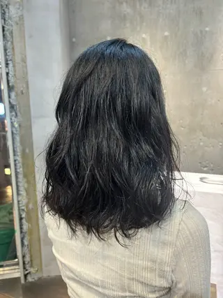 ミディアム パーマ ショートパーマ 🫧ちひろ🫧のヘアスタイル