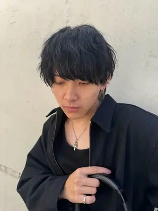 ショート カラー パーマ ヘアアレンジ メンズ メンズ特化酒井翔太 /メンズカット/名駅のヘアスタイル