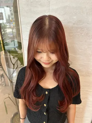 ロング ボブ/縮毛矯正 /大宮🎀ゆづきのヘアスタイル