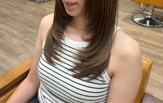 ロング ayaka‎/暖色/ レイヤーカット🩰のヘアスタイル