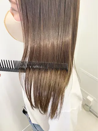 ロング カラー ヘアアレンジ 似合わせ専門美容師 なかじまのヘアスタイル
