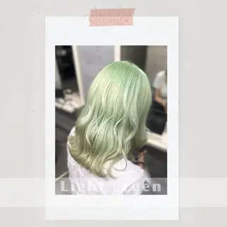 セミロング カラー ☘️ motion ALOE ☘️のヘアスタイル