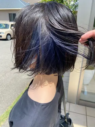 ミディアム 杉木 勝太のヘアスタイル