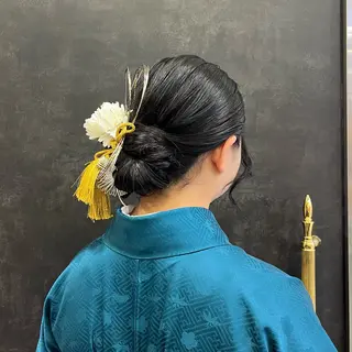 セミロング ヘアセット/透明感 カラー/あんりんのヘアスタイル