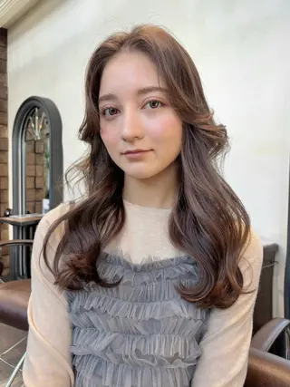 セミロング MINXginza タイラミユネのヘアスタイル