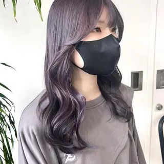 セミロング カラー 韓国ヘア /男女☘️ 細江 美紅のヘアスタイル