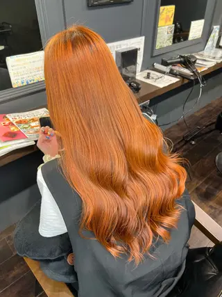 ロング カラー Love&Hair Breit/下川のヘアスタイル