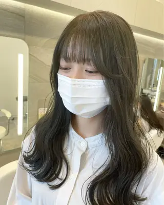 ロング カラー ヘアアレンジ 怪我のため6月末 復帰予定田中瑞希🍃のヘアスタイル