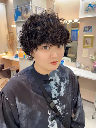 ショート パーマ MIES amane(アマネ)のヘアスタイル