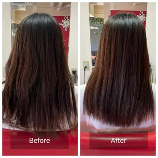ロング 岸本 友子のヘアスタイル