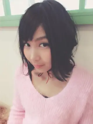 ミディアム Rina Imaiのヘアスタイル