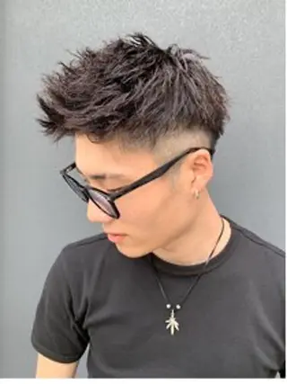 メンズ 日置 結人のヘアスタイル