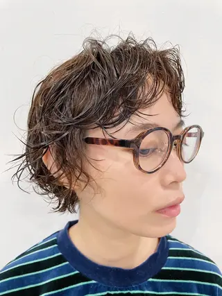 ショート パーマ 🌈前田 潤 /ショート/レイヤーのヘアスタイル