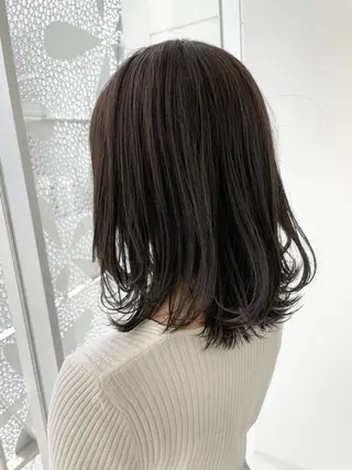 ミディアム カラー スズキジュンペイ 銀座/髪質改善のヘアスタイル