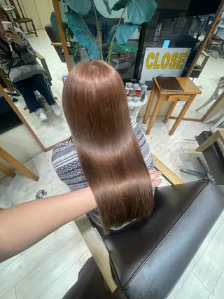 ロング カラー アレンジ🎀ツヤ髪✨ 北野亜優実‪🌱‬のヘアスタイル