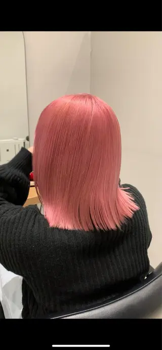 ミディアム カラー れい🫧 ハイトーン特化のヘアスタイル