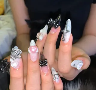 ネイル By moonネイル 🌷ワンホン/韓国風のネイルデザイン