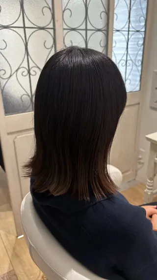 ミディアム カラー キッズ 似合わせ 顔周りYUUGAのヘアスタイル