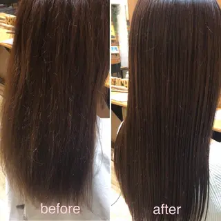 ロング 酸性縮毛矯正　美髪 特化サロン　八百村のヘアスタイル