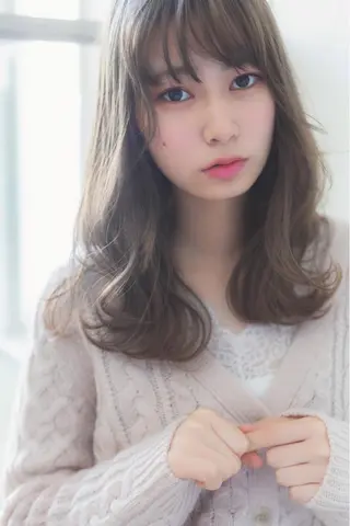 セミロング カラー 【滝川市 美容師】 髙橋昌也のヘアスタイル