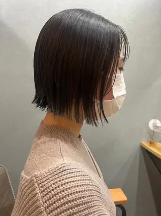 ショート カラー パーマ ヘアアレンジ メンズ キッズ ネイル マツエク・マツパ アイブロウ 久木原 ゆりのヘアスタイル