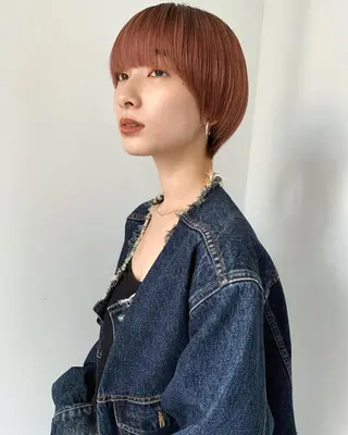 ショート カラー ボブ/顔まわりカット 💫大澤奈緒美のヘアスタイル