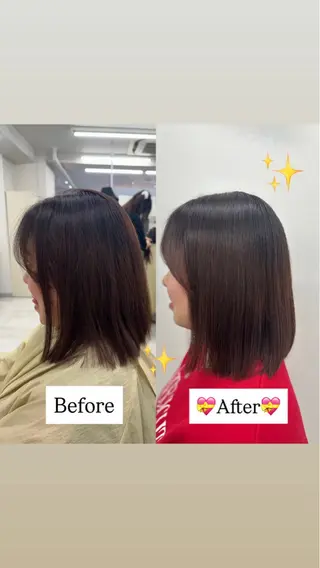 ミディアム 🤎モデル募集/韓国 ヘア/MIYU🤎のヘアスタイル