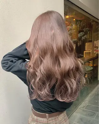 セミロング カラー 矢野 晃平のヘアスタイル