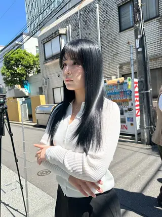 ロング カラー 美髪/レイヤー 青山/ヒロキのヘアスタイル