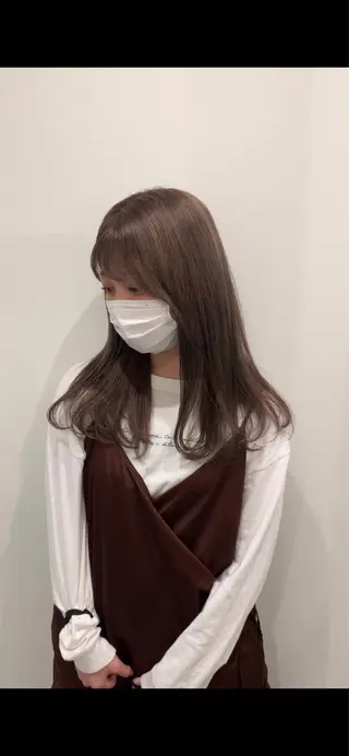 ロング 落合希 Olivebeigeのヘアスタイル