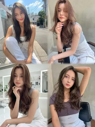 ロング カラー 艶髪/レイヤーカット /髪質改善/清水のヘアスタイル