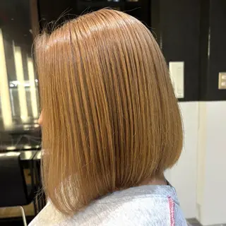 ミディアム カラー ブリーチ/ヘアケア/ 艶髪/イギチハルのヘアスタイル