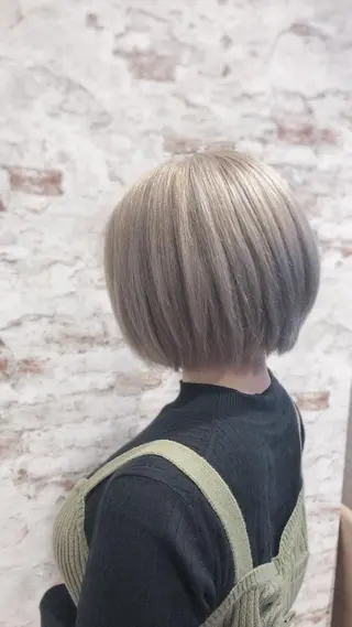 ショート カラー 外国人風ヘア 🍔Mamiのヘアスタイル