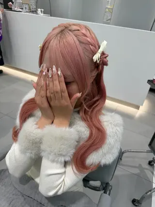 ヘアアレンジ ヘアセット🎀耳つぼ 👂💎MONAMIのヘアスタイル