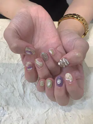 ネイル マキノ ユイのネイルデザイン