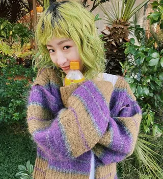 ミディアム カラー 🧡色落ちまで2度綺 麗なカラー🧡ヨシキのヘアスタイル