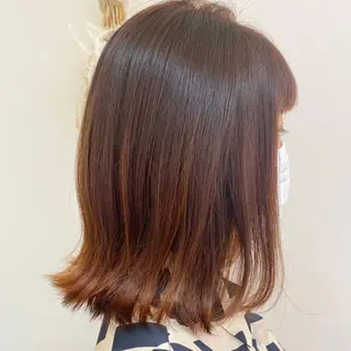 ミディアム カラー 【髪質改善】 梅田　聡のヘアスタイル